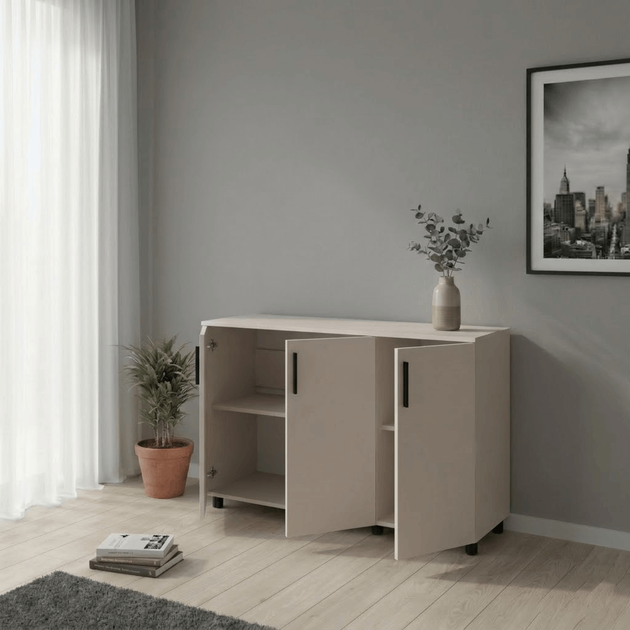 Комод Doros Торн Кашемир 3 ДСП 135х51.6х80 (DRS-012099) - изображение 4