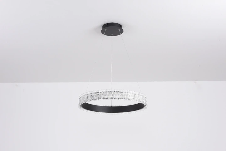Люстра светодиодная подвесная Luminaria ERIKA 65W R485 Black с пультом - изображение 2