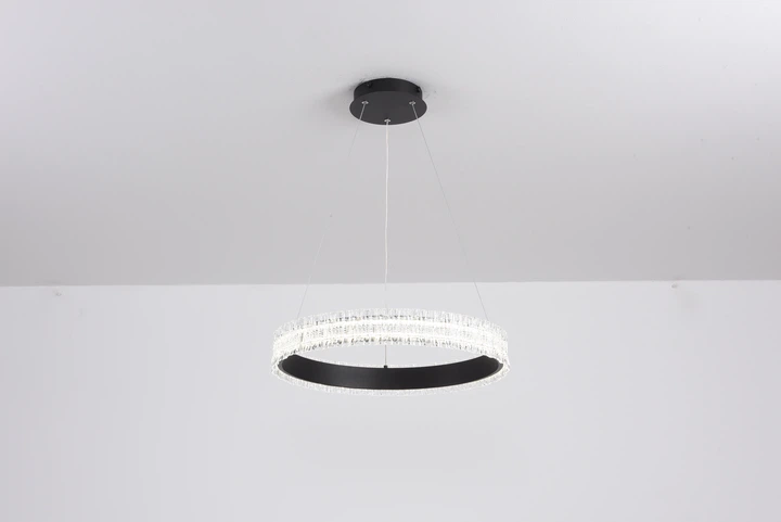Люстра светодиодная подвесная Luminaria ERIKA 65W R485 Black с пультом - изображение 3