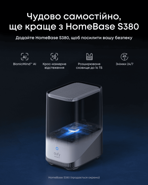 IP-камера Eufy s4 Black+White (e81723w1) - зображення 4