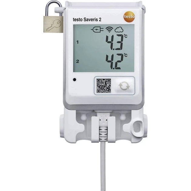 WiFi-регистратор температуры Testo Saveris 2 T2 / для 2 зондов / White k1 - изображение 3