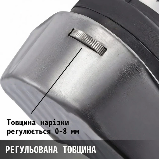 Бездротовий ніж для шаурми VEVOR KS100B-1 / 80Вт / Лезо 100мм / Чорний Б/В k1 - зображення 4