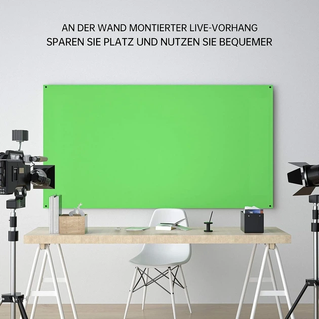 Зеленый экран NEUE DAWN Chromakey 80" 183 x 106 см со штативом Зеленый Б/В k1 - Фото 5 Зеленый экран NEUE DAWN Chromakey 80" 183 x 106 см со штативом Зеленый Б/В k1 - изображение 5