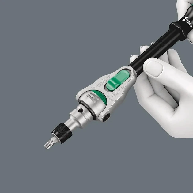 Набір тріскачок Wera Zyklop Speed 8100 SA 2 1/4″ Чорно-зелений Б/В k1 - зображення 8