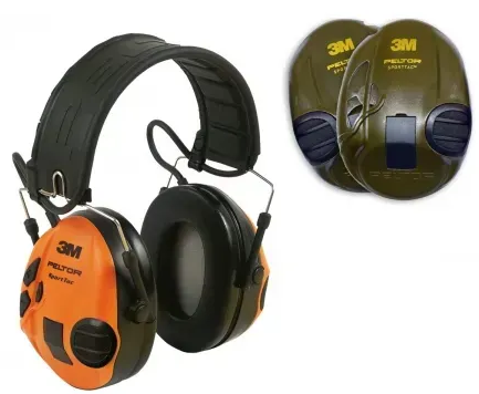 Наушники 3M PELTOR SportTac MT16H210F-478 / Активное шумоподавление / Зеленый-оранжевый k1 - изображение 3