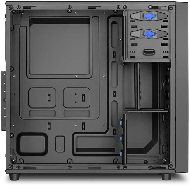 Корпус для ПК Sharkoon VS4-V / USB 3.0 / Без БЖ / Чорний (101653744) - Уцінка - зображення 4