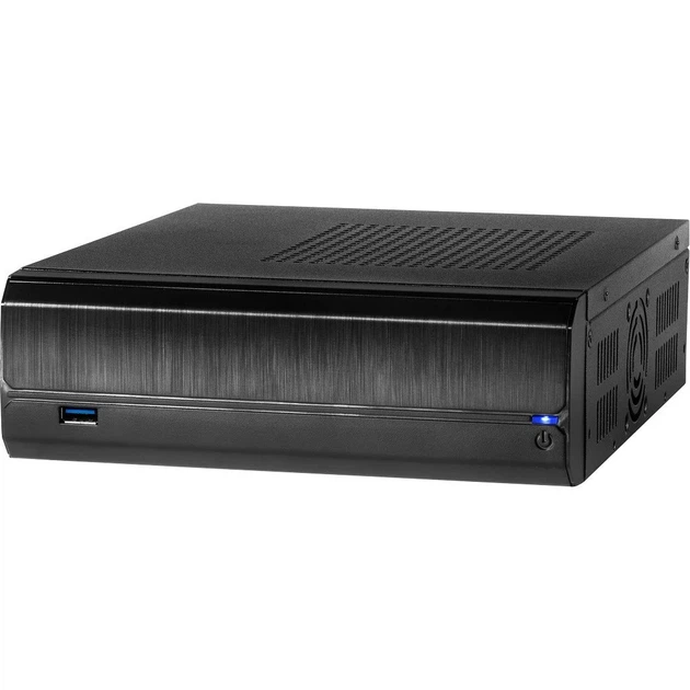 Корпус Inter-Tech JX-500 / Без БП / Mini-ITX / USB 3.0 / VESA-mount / Черный (101640661) - Уценка - изображение 3