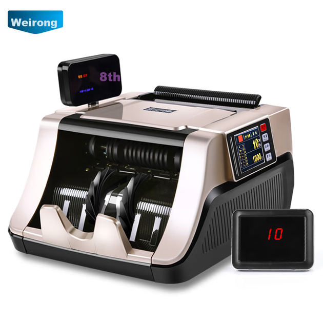 Счетчик банкнот Weirong I5, голосовой подсчет - изображение 4