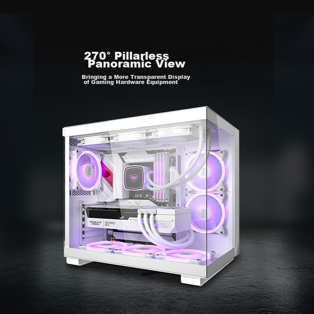 Корпус PCCOOLER Starfield C3 T500 WH Seaside View White - Фото 8 Корпус PCCOOLER Starfield C3 T500 WH Seaside View White - изображение 8