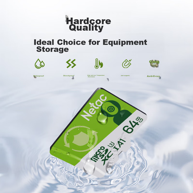 Карта памяти Netac Langke microSDXC 64GB UHS-I U3 V30 A1 - Фото 5 Карта памяти Netac Langke microSDXC 64GB UHS-I U3 V30 A1 - изображение 5