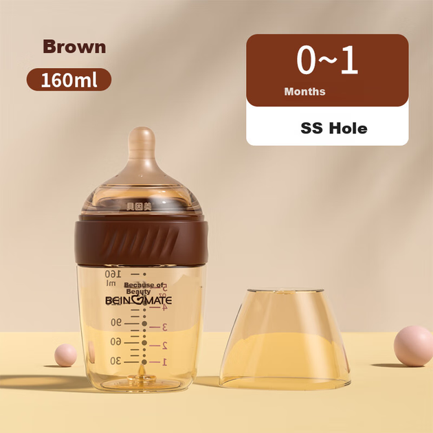 Бутылочка для кормления Beingmate Newborn Anti-Colic антиколиковая 160 мл - изображение 4
