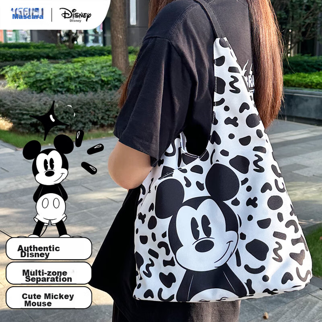 Сумка Disney, жіноча сумка, сумка Міккі Мауса, полотняна сумка великої місткості, мила надлегка тканинна сумка, сумка для щоденних поїздок, подарунок на день народження для жінки - изображение 4