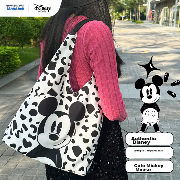 Сумка Disney, жіноча сумка, сумка Міккі Мауса, полотняна сумка великої місткості, мила надлегка тканинна сумка, сумка для щоденних поїздок, подарунок на день народження для жінки - изображение 11