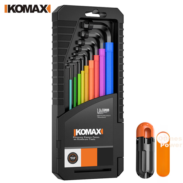 Набор ключей KOMAX шестигранных и звездообразных с удлиненными отвертками - изображение 4
