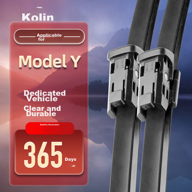 Спеціальна безрамкова щітка склоочисника Aolin для Tesla Model Y, оригінальний заводський склоочисник, гумова накладка класу А - изображение 4