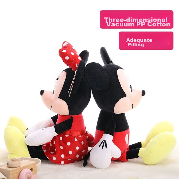 Плюшева іграшка Disney, лялька Міккі Мауса, заспокійлива м'яка тваринка, лялька-подушка, подарунок на день народження для дівчаток, Mi Qi - зображення 10