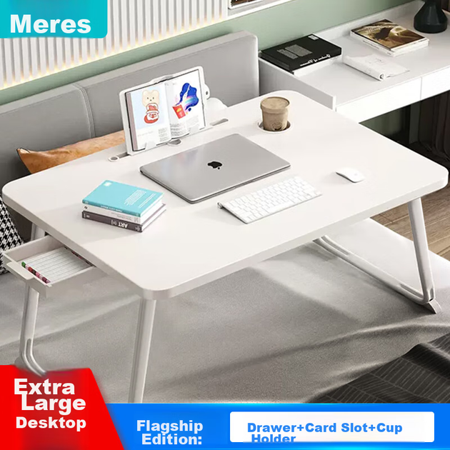 Столик для ноутбука Mryc Bed, складной столик Lazy Table, подставка для ноутбука, письменный стол для студента, небольшой столик для общежития, буфет с эркером, обеденный стол, письменный стол, стол Kang Table, большой размер. - изображение 4