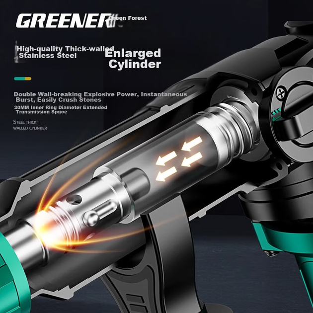 Электрический молоток и отбойный молоток GREENER, ударная дрель, двухвальная электрическая дрель промышленного класса мощностью 1050 Вт, высокопроизводительная для сверления бетона, с безопасной муфтой. - изображение 7