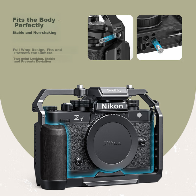 Расширительная рамка SmallRig 4261 для Nikon ZF, L-образная вертикальная рукоятка для съемки, аксессуар для ручной фото- и видеосъемки зеркальной фотокамеры. - Фото 7 Расширительная рамка SmallRig 4261 для Nikon ZF, L-образная вертикальная рукоятка для съемки, аксессуар для ручной фото- и видеосъемки зеркальной фотокамеры. - изображение 7