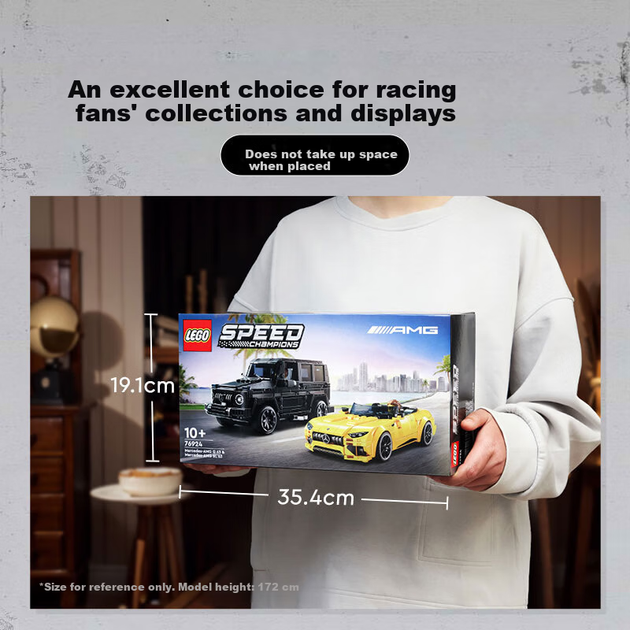 Конструктор LEGO Speed Champions Mercedes-AMG G 63 та SL 63 808 деталей (76924) - зображення 8