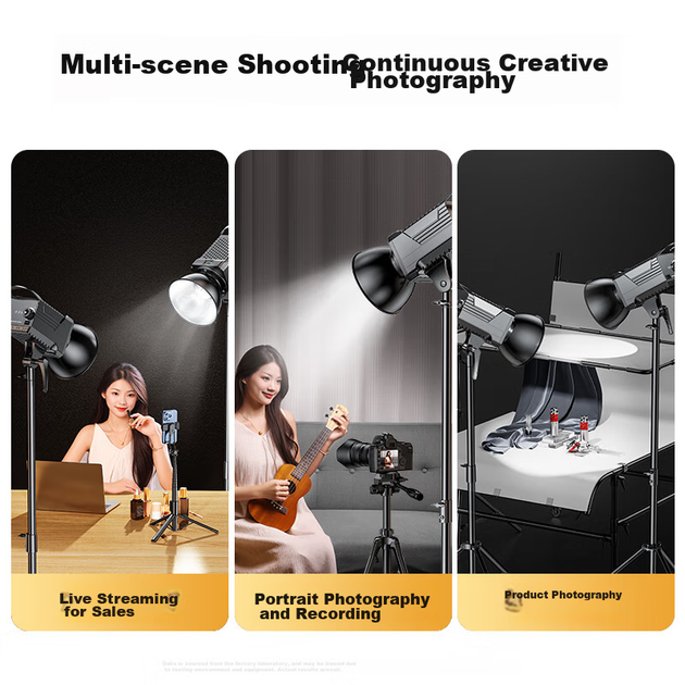 CRENOV [Освещение для фуд-фотографии], светодиодный заполняющий свет для прямых трансляций, свет для съемки еды натюрмортов, профессиональное студийное освещение для стримеров, мягкий свет для студийной фотосъемки в помещении, постоянный свет - изображение 9