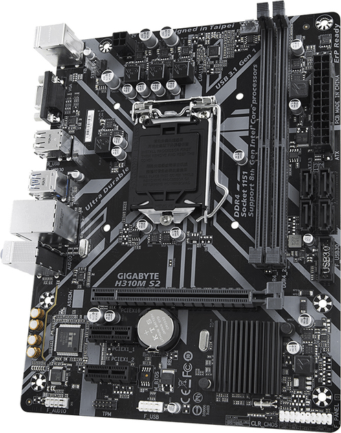 Материнская плата Gigabyte H310M S2 (s1151, Intel H310, PCI-Ex16 ...