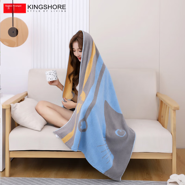 Полотенце KING SHORE банное хлопковое класса А, красное, 130×63 см, 300 г - Фото 4 Полотенце KING SHORE банное хлопковое класса А, красное, 130×63 см, 300 г - изображение 4