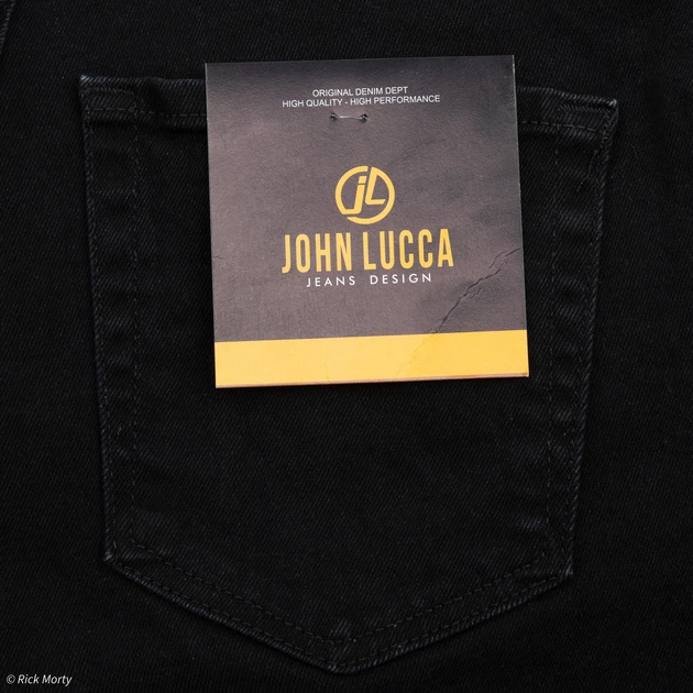 Чоловічі джинсові шорти чорні графіт JOHN LUCCA 29(Р) (928-276) - изображение 7
