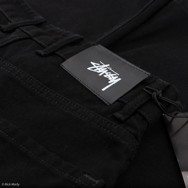 Чоловічі широкі шорти джинсові Stussy чорні 29(Р) (1068-417-1) - Фото 7 Чоловічі широкі шорти джинсові Stussy чорні 29(Р) (1068-417-1) - зображення 7
