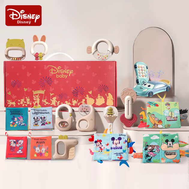Набор подарочный Disney для новорожденного тканевая книжка 0-6 месяцев - изображение 4