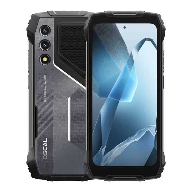 Мощный защищенный смартфон OSCAL Pilot 1 от Blackview 6/256GB аккумулятор 15000mAh Черный - изображение 3