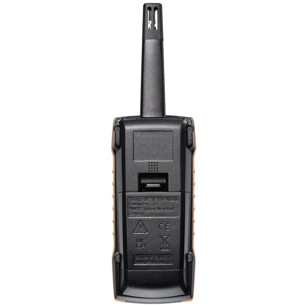 Термогигрометр Testo 625 с приложением Черно-оранжевый k1 - изображение 3