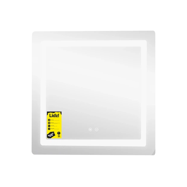 Зеркало Lidz Kubis (KU2) 700х700 с LED-подсветкой Touch, с антизапотеванием, с диммером, рег. яркости LDKU70070049288 - Фото 4 Зеркало Lidz Kubis (KU2) 700х700 с LED-подсветкой Touch, с антизапотеванием, с диммером, рег. яркости LDKU70070049288 - изображение 4