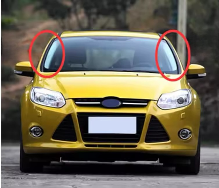 Молдинги на лобовое стекло Ford Focus mk3 11-18 комплект левый правый 2 шт - изображение 6