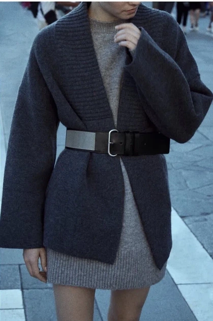 Шкіряний речінь Zara 1736/215 80 Чорний (0173621580080) - Фото 4 Шкіряний речінь Zara 1736/215 80 Чорний (0173621580080) - изображение 4