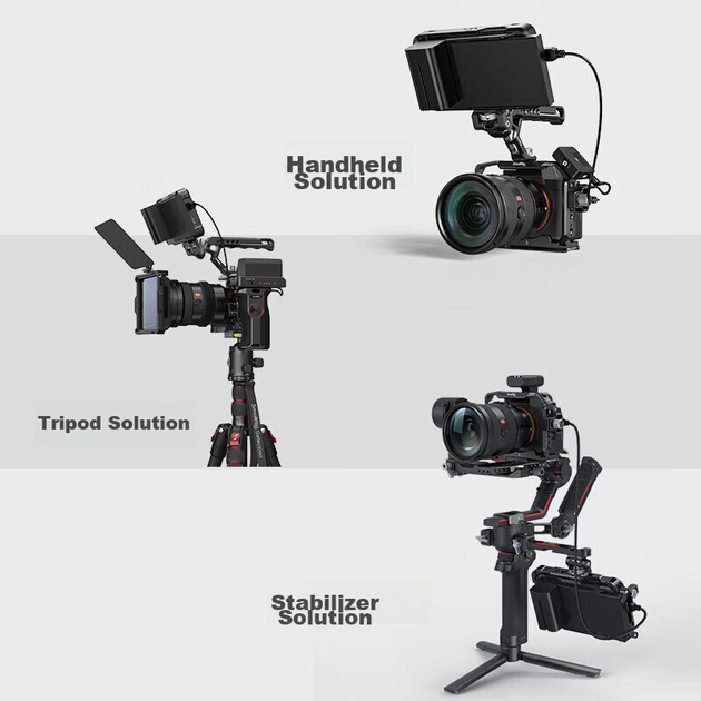 SmallRig 3667B, підходить для камери Sony A7m5, кріплення-клітка для бездзеркальних камер A7m4/A74/A7S3/A7R5/A1, комплект розширення кадру з повним охопленням, фотоаксесуари для зйомки - Фото 5 SmallRig 3667B, підходить для камери Sony A7m5, кріплення-клітка для бездзеркальних камер A7m4/A74/A7S3/A7R5/A1, комплект розширення кадру з повним охопленням, фотоаксесуари для зйомки - изображение 5