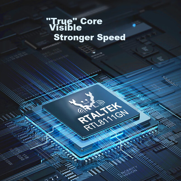 Сетевая карта FLYBISH NA8111GN-T2 PCIe x1 гигабитная на 2 порта, чип RTL8111 - изображение 8