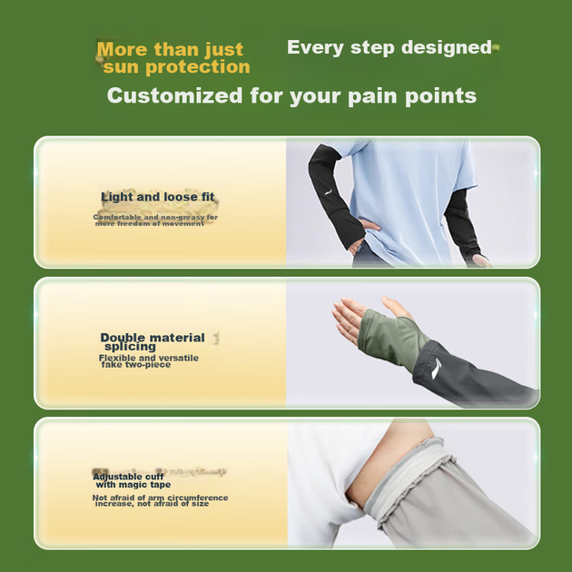 Нарукавники Li-Ning Ice Sleeve солнцезащитные УФ-защита для велосипедистов - изображение 13