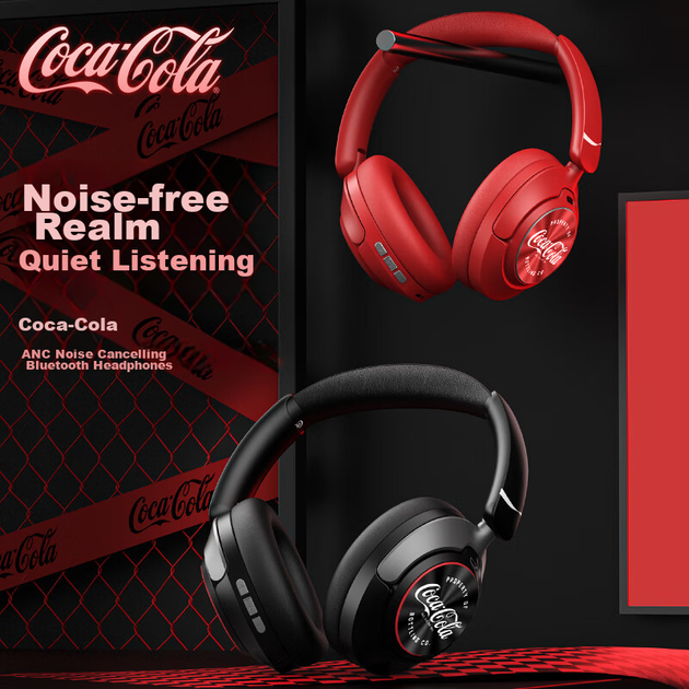 Наушники Coca-Cola T07 ANC Red - изображение 2