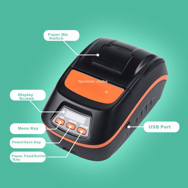 Принтер этикеток Gprinter PT-261 термо для документов и товаров - изображение 10