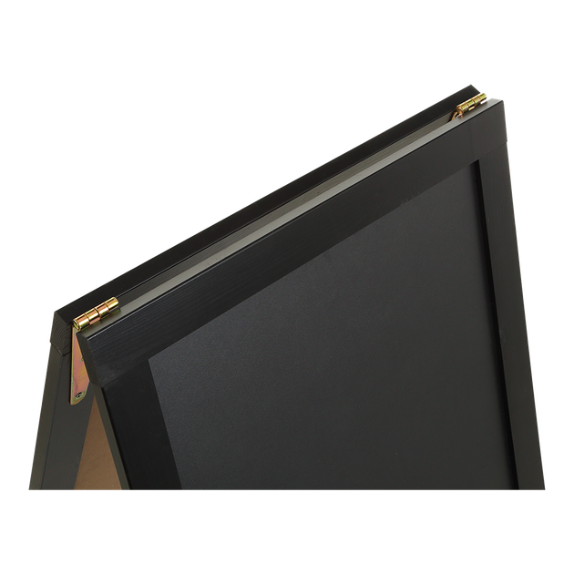 Доска меловая Buromax 85x50 см двустойкая тротуарная чёрная рамка (BM.0061) - изображение 2