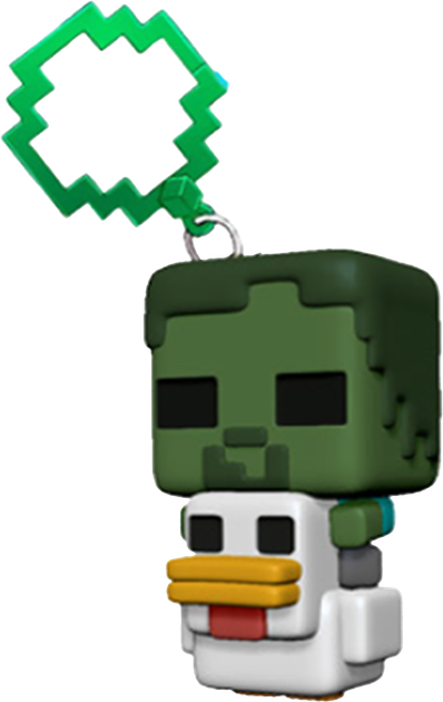 Резиновая фигурка с подвеской Minecraft серия 2 в ассортименте (JTMIN-35245-3)(850080256725) - изображение 6