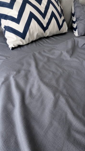 Комплект постельного белья TENERIRE "Пульс Ночи" Двуспальный, Cotton Twill, 100% хлопок - изображение 3