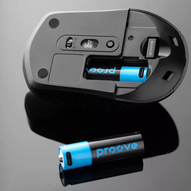 Аккумуляторные батарейки Proove Compact Energy AA 2 шт black (RBCE26010008) - изображение 7
