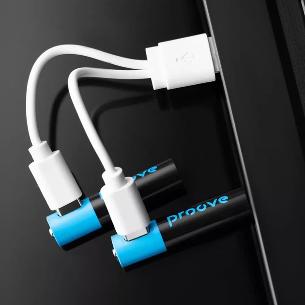Акумуляторні батарейки Proove Compact Energy AAA 2 шт black (RBCE75010008) - зображення 7