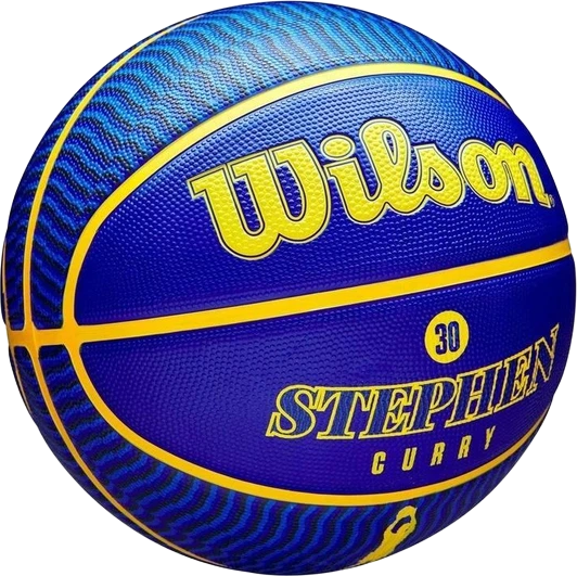 Мяч баскетбольный Wilson NBA Player Icon Outdoor BSKT Curry Size 7 (WZ4006101XB7) - Фото 3 Мяч баскетбольный Wilson NBA Player Icon Outdoor BSKT Curry Size 7 (WZ4006101XB7) - изображение 3