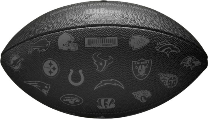 Мяч для американского футбола Wilson NFL 32 Team Football Black OF (WF4015701XBOF) - изображение 3