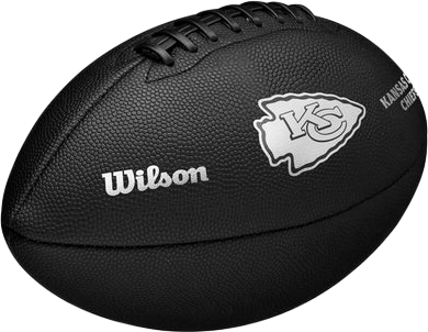 Мяч для американского футбола Wilson NFL Team Metallic Premiere KC OF (WF4015816XBOF) - Фото 4 Мяч для американского футбола Wilson NFL Team Metallic Premiere KC OF (WF4015816XBOF) - изображение 4