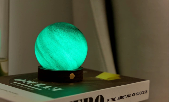 Світильник на акумуляторі Gingko AstraGlass Light MINI, піщана буря, 8 режимів освітлення | G050M-SS - Фото 2 Світильник на акумуляторі Gingko AstraGlass Light MINI, піщана буря, 8 режимів освітлення | G050M-SS - изображение 2