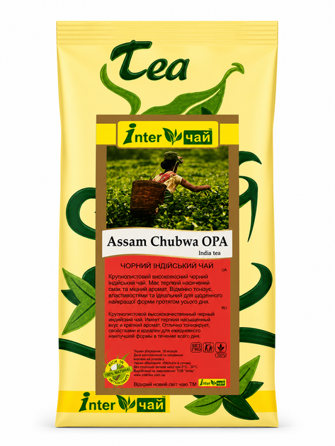 Чай Assam Chubwa OPA чёрный индийский крупнолистовой 100 г | Inter Чай - Фото 1 Чай Assam Chubwa OPA чёрный индийский крупнолистовой 100 г | Inter Чай - изображение 1